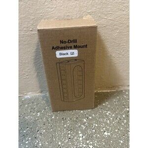 No Drill Adhesive Mount for Ring and Blink Video Doorbell‎ Black